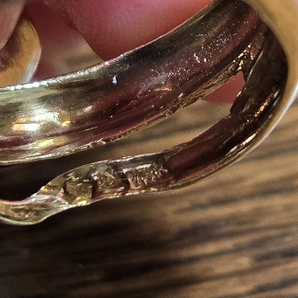 Vintage 14k Gold Enamel Serpent Wrap Coil Ring - Picture 14 of 15